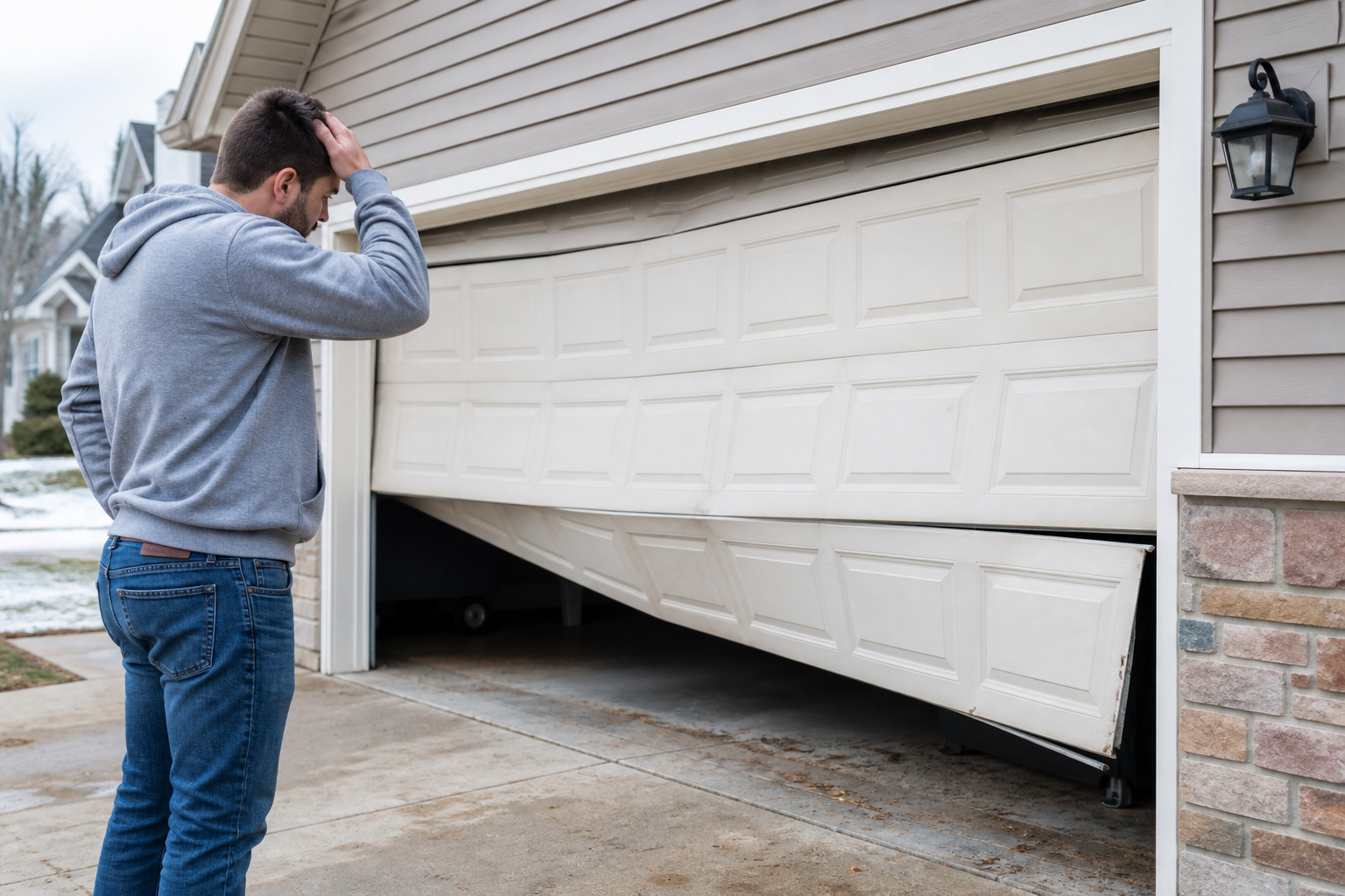 Emergency Garage Door Repair Near Me: What Youngstown Homeowners Should Do First